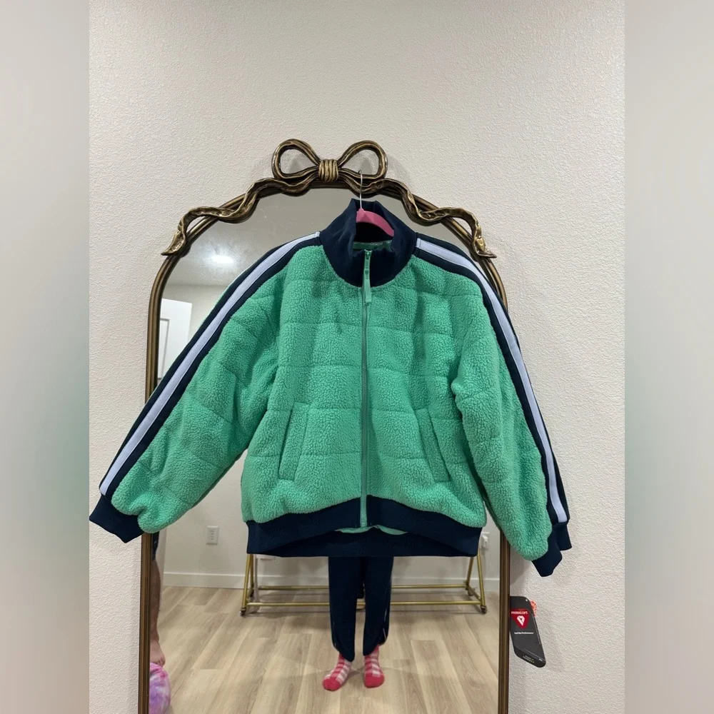 NWT FP Movement Fleecy Sherpa Scrunchy Pippa Jacket - Picture 1 of 5